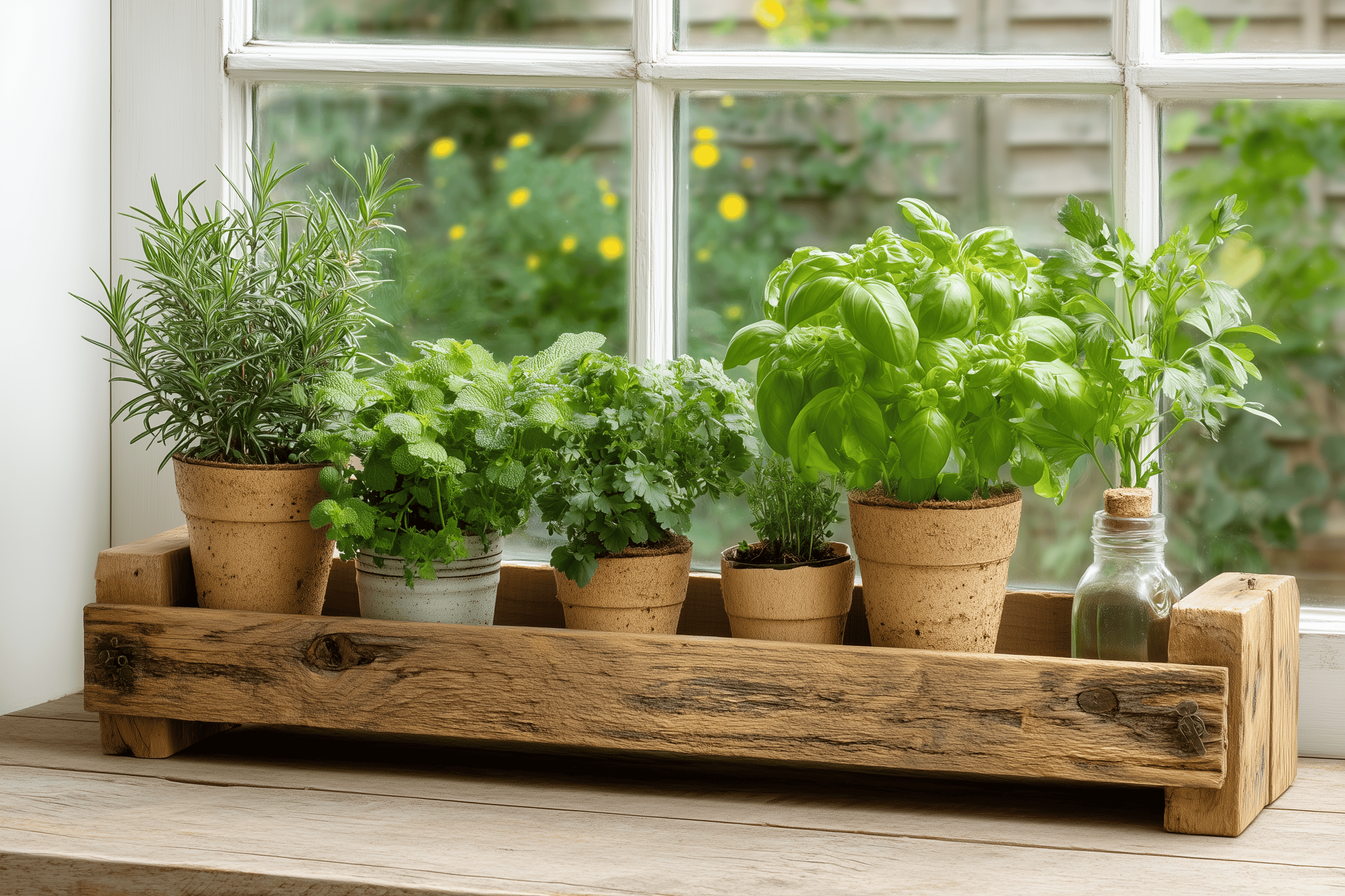 Vertical gardening example