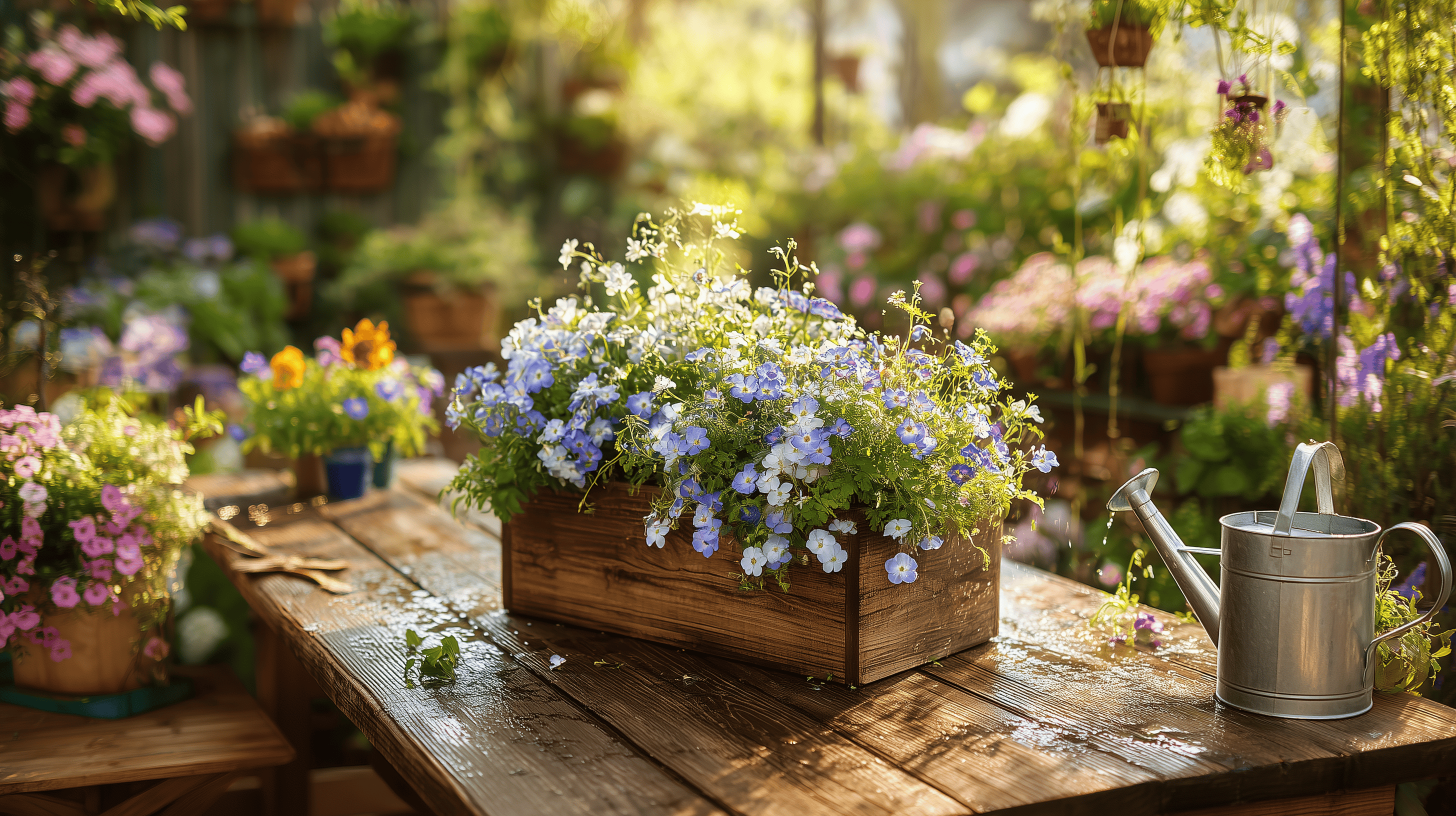 Community garden in action
